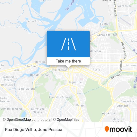 Rua Diogo Velho map