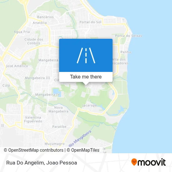 Rua Do Angelim map