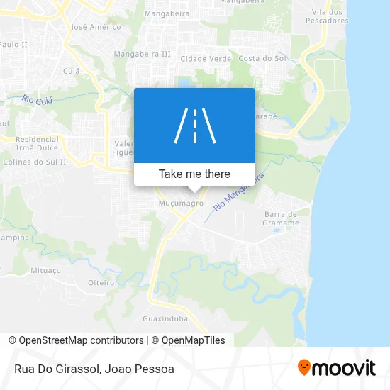 Rua Do Girassol map