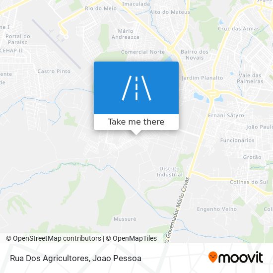Mapa Rua Dos Agricultores