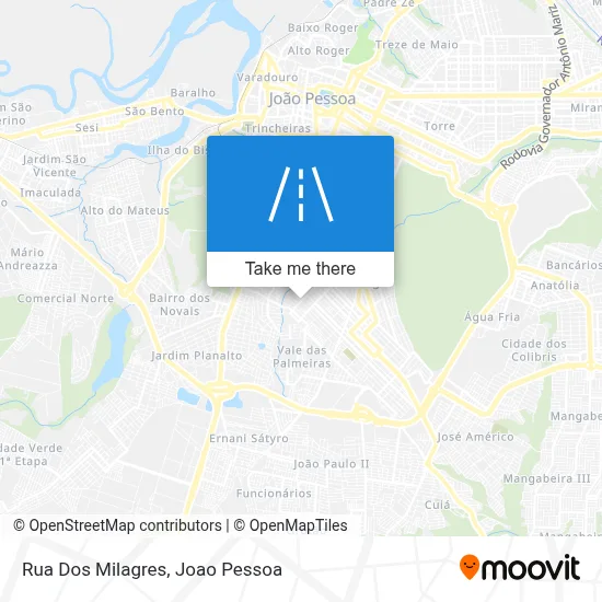 Rua Dos Milagres map
