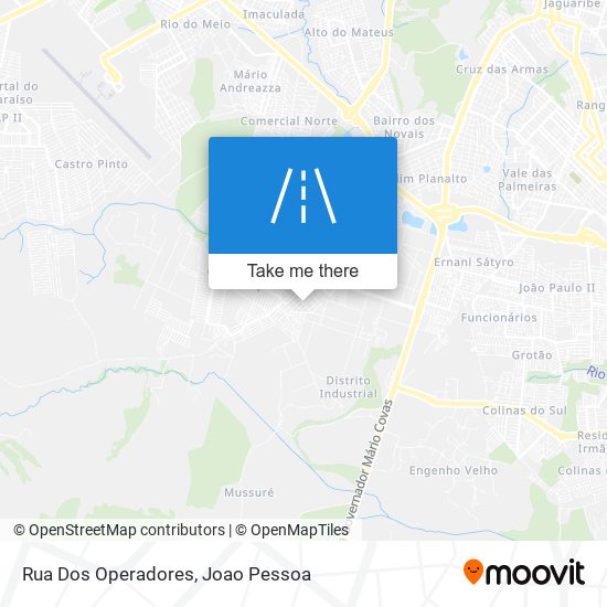 Mapa Rua Dos Operadores