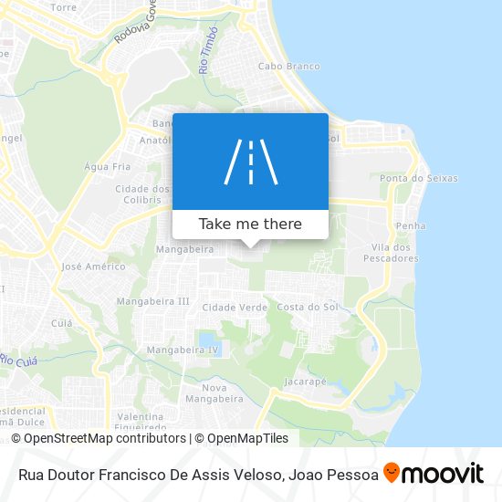 Mapa Rua Doutor Francisco De Assis Veloso