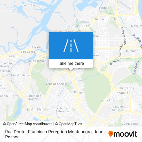 Rua Doutor Francisco Peregrino Montenegro map