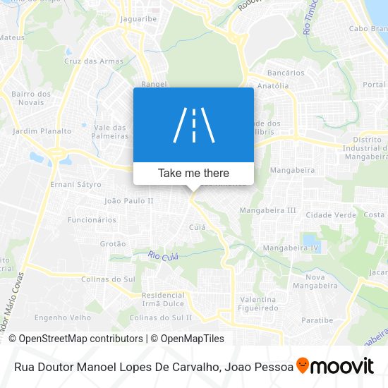 Rua Doutor Manoel Lopes De Carvalho map