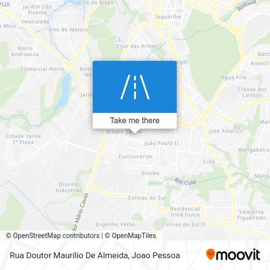 Rua Doutor Maurílio De Almeida map