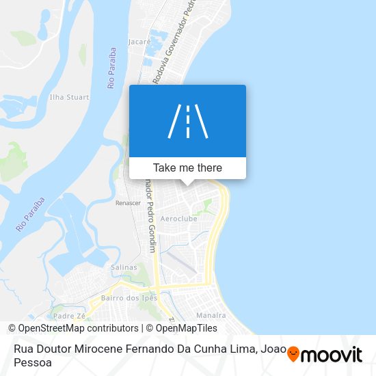 Rua Doutor Mirocene Fernando Da Cunha Lima map