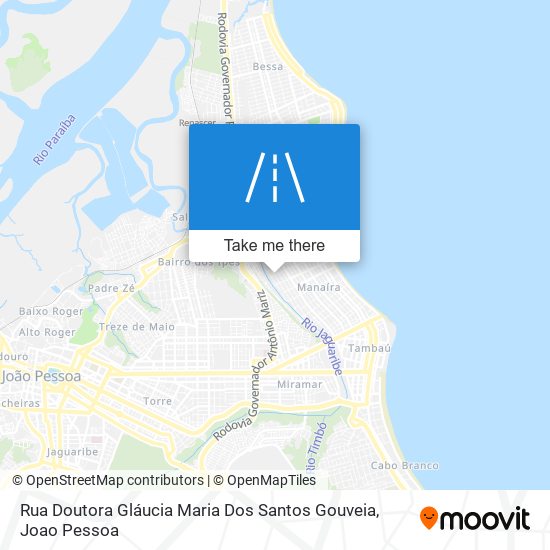 Rua Doutora Gláucia Maria Dos Santos Gouveia map