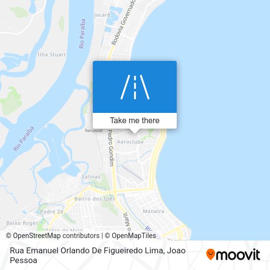 Rua Emanuel Orlando De Figueiredo Lima map