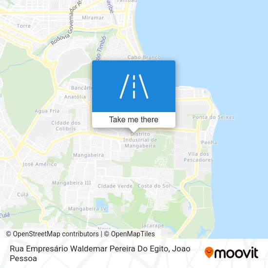 Rua Empresário Waldemar Pereira Do Egito map