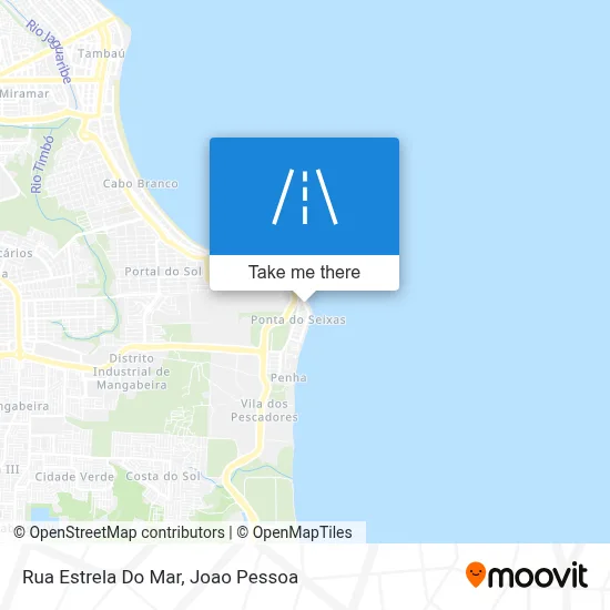 Rua Estrela Do Mar map