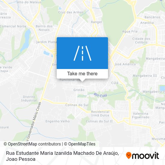 Rua Estudante Maria Izanilda Machado De Araújo map