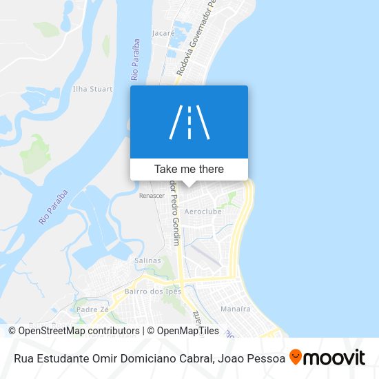 Rua Estudante Omir Domiciano Cabral map