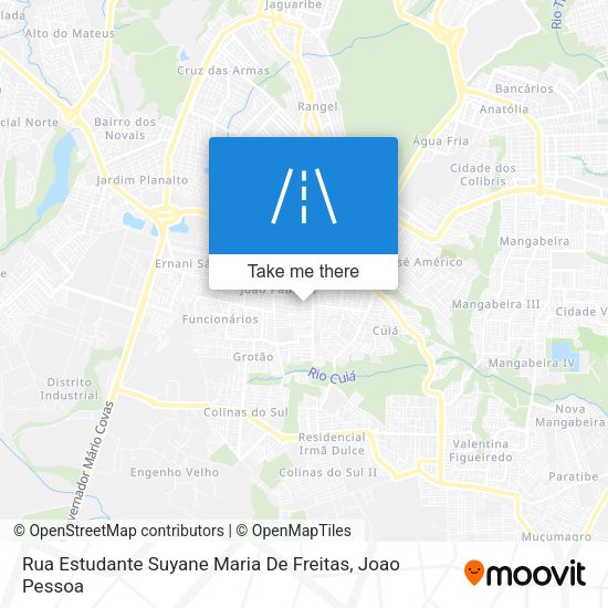 Rua Estudante Suyane Maria De Freitas map