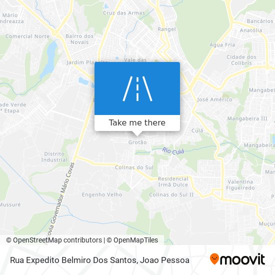 Mapa Rua Expedito Belmiro Dos Santos