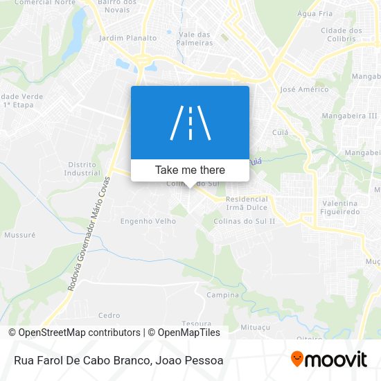 Rua Farol De Cabo Branco map