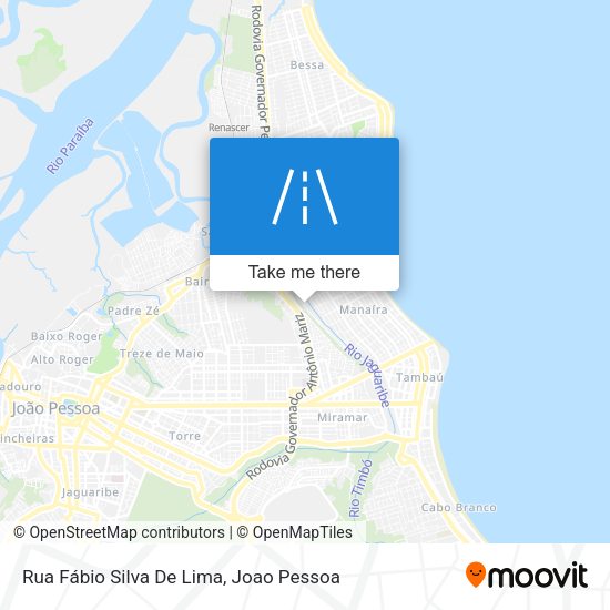 Rua Fábio Silva De Lima map