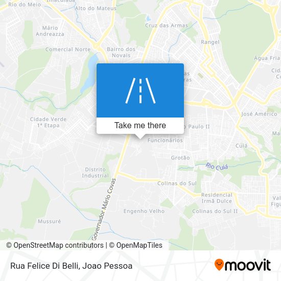 Rua Felice Di Belli map