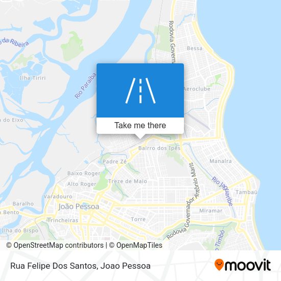 Rua Felipe Dos Santos map