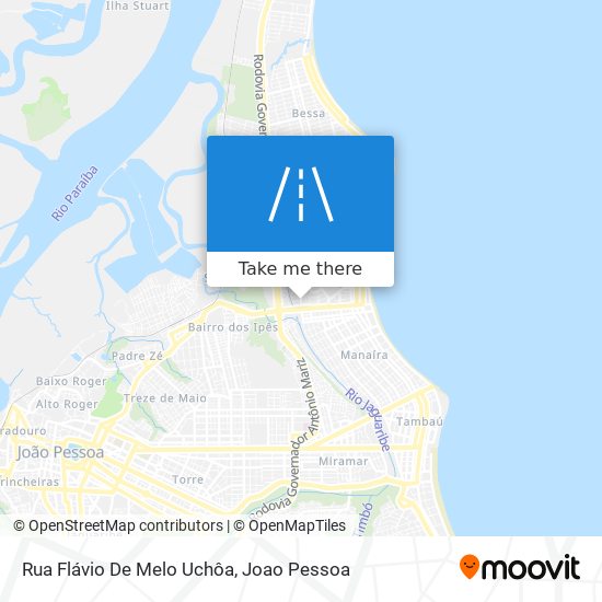 Mapa Rua Flávio De Melo Uchôa