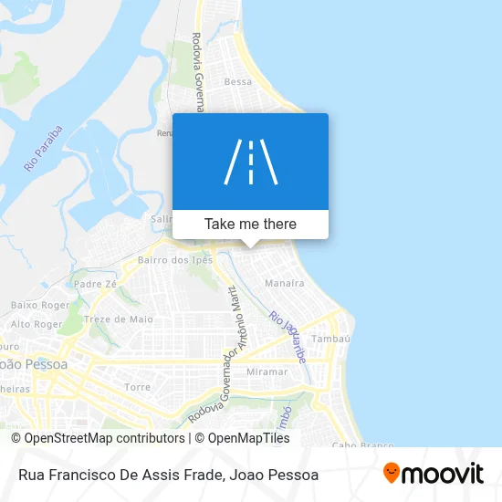Rua Francisco De Assis Frade map