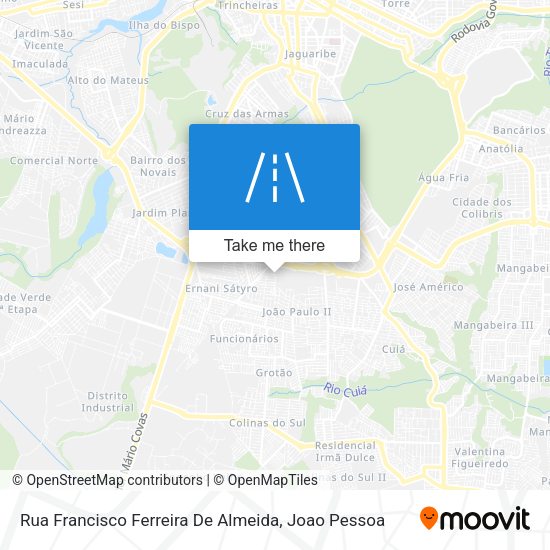 Rua Francisco Ferreira De Almeida map