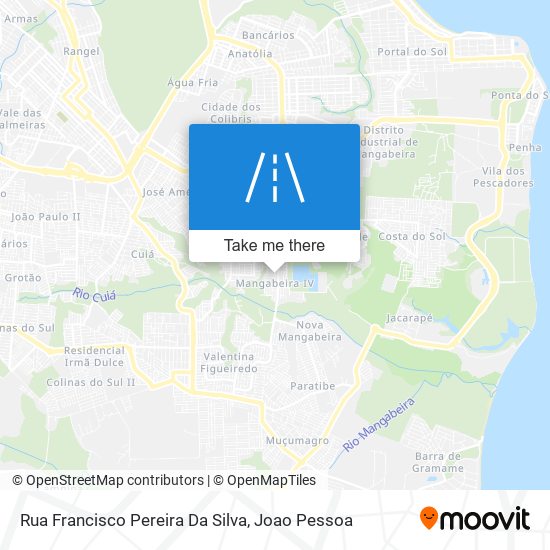 Mapa Rua Francisco Pereira Da Silva