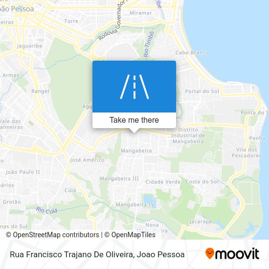 Rua Francisco Trajano De Oliveira map