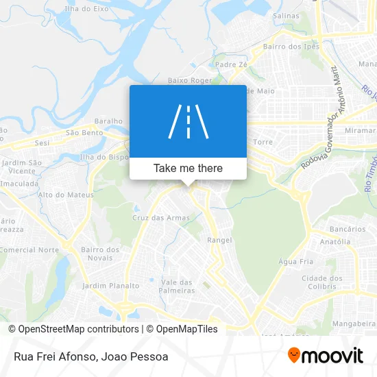 Rua Frei Afonso map