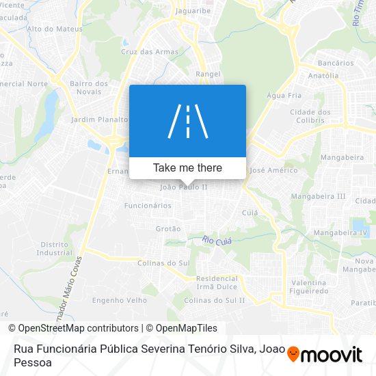 Rua Funcionária Pública Severina Tenório Silva map