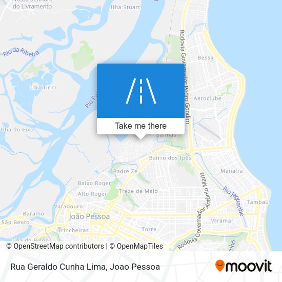 Rua Geraldo Cunha Lima map