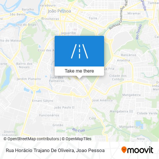 Mapa Rua Horácio Trajano De Oliveira