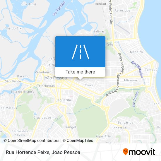 Rua Hortence Peixe map