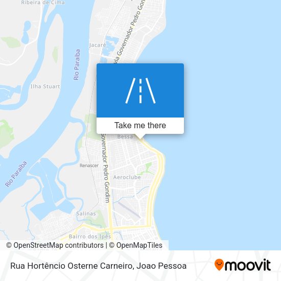 Rua Hortêncio Osterne Carneiro map