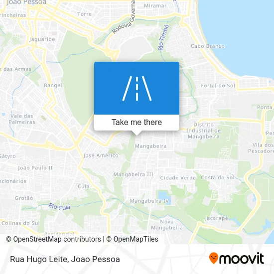 Rua Hugo Leite map