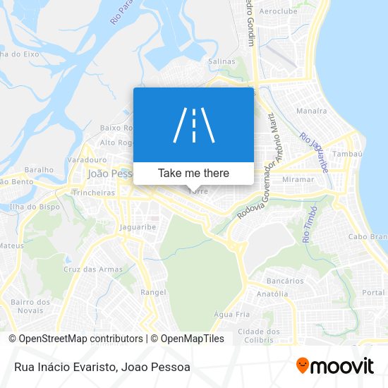 Rua Inácio Evaristo map