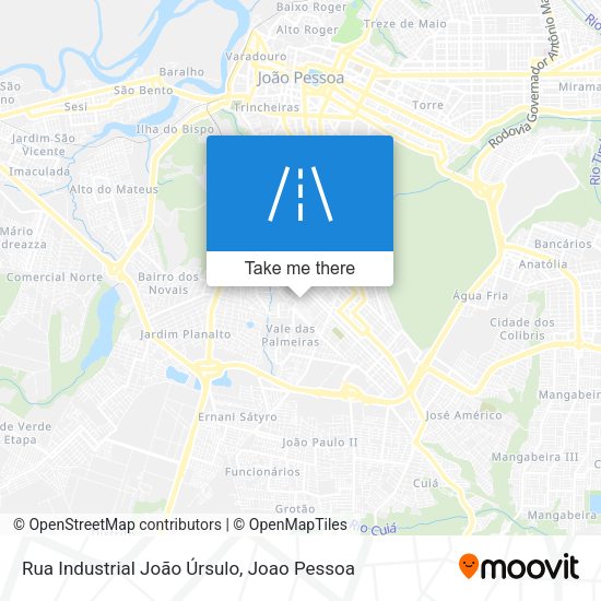 Rua Industrial João Úrsulo map