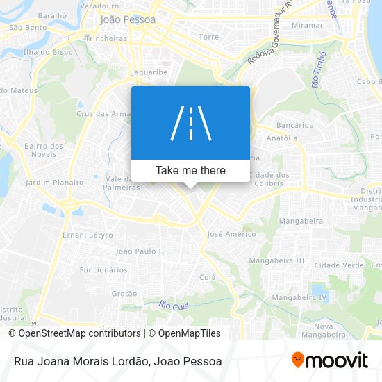 Rua Joana Morais Lordão map