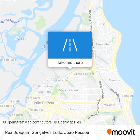 Rua Joaquim Gonçalves Ledo map