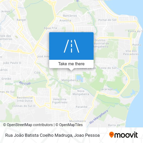 Rua João Batista Coelho Madruga map