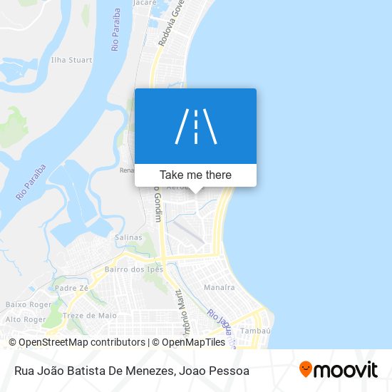 Rua João Batista De Menezes map