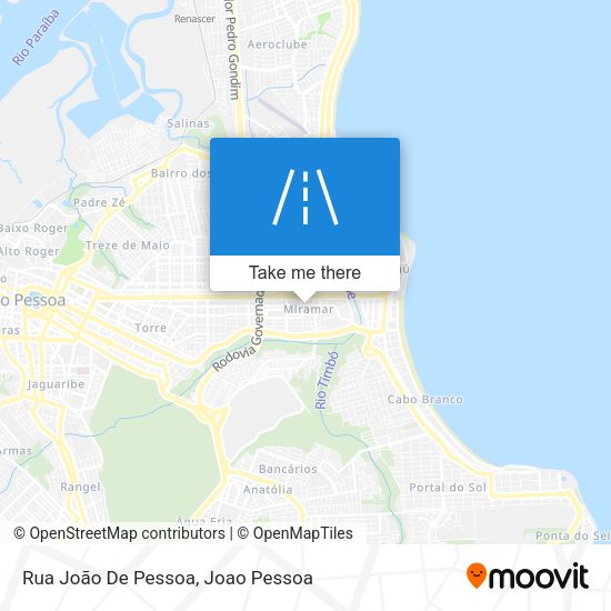 Rua João De Pessoa map