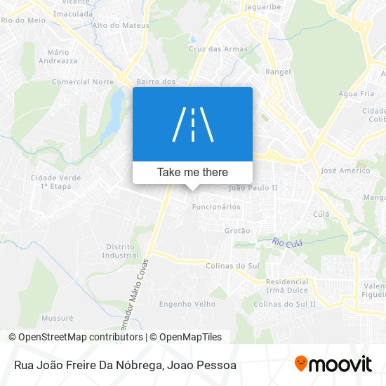 Rua João Freire Da Nóbrega map