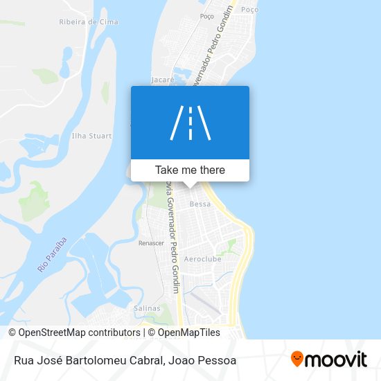 Rua José Bartolomeu Cabral map