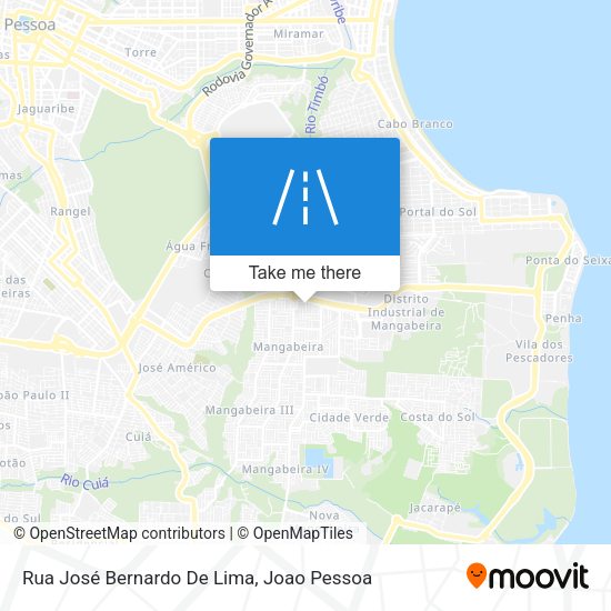 Rua José Bernardo De Lima map