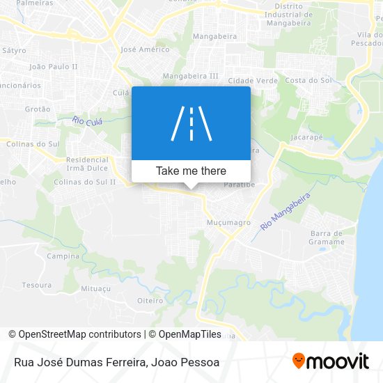 Rua José Dumas Ferreira map