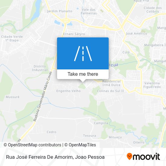 Rua José Ferreira De Amorim map