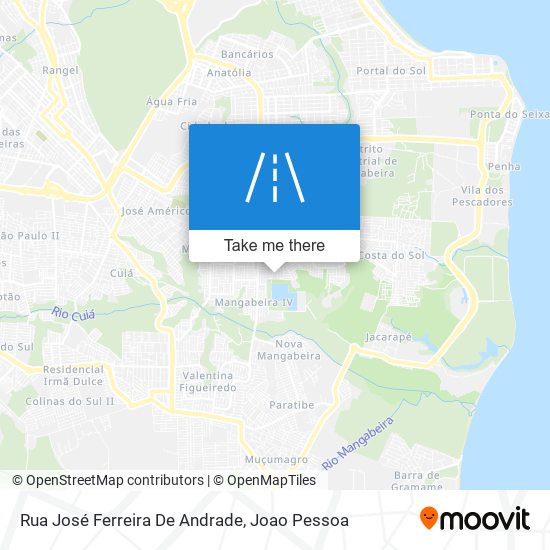 Rua José Ferreira De Andrade map