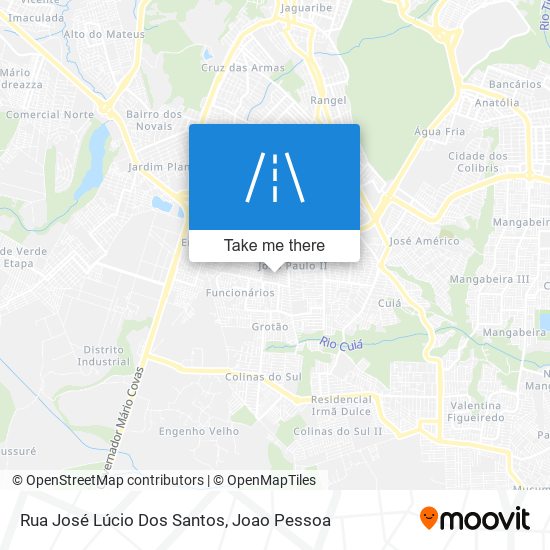 Mapa Rua José Lúcio Dos Santos