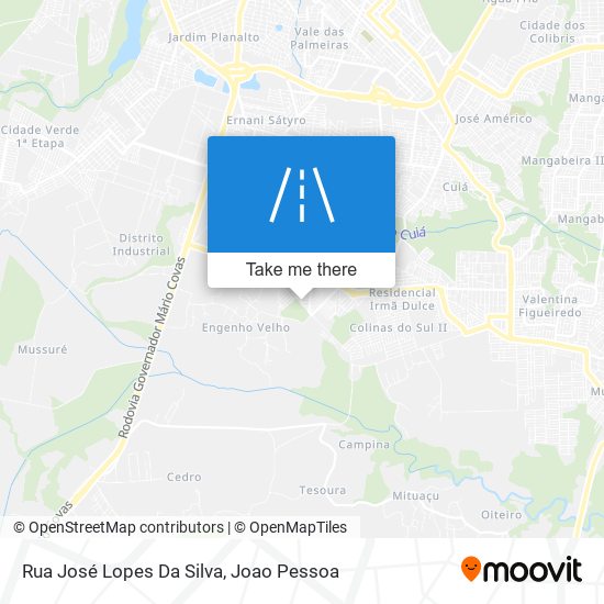 Mapa Rua José Lopes Da Silva